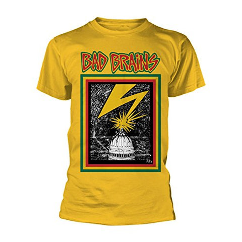 Bad Brains Capitol Yellow Mens T-shirt Officially Licensed