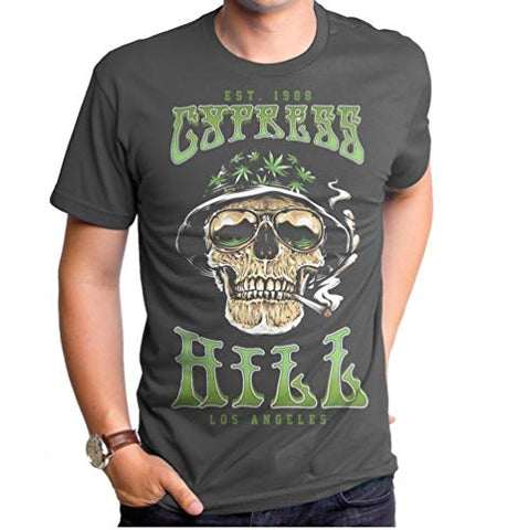 Cypress Hill SMoking Skull Goodie Mens T-shirt Officially Licensed