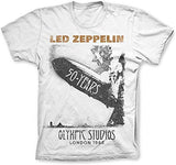 Led Zeppelin 1969 Band Promo Photo Mens T-shirt Officially Licensed