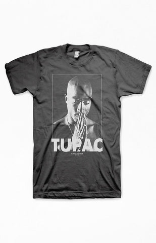 Tupac Praying Mens T-shirt Officially Licensed